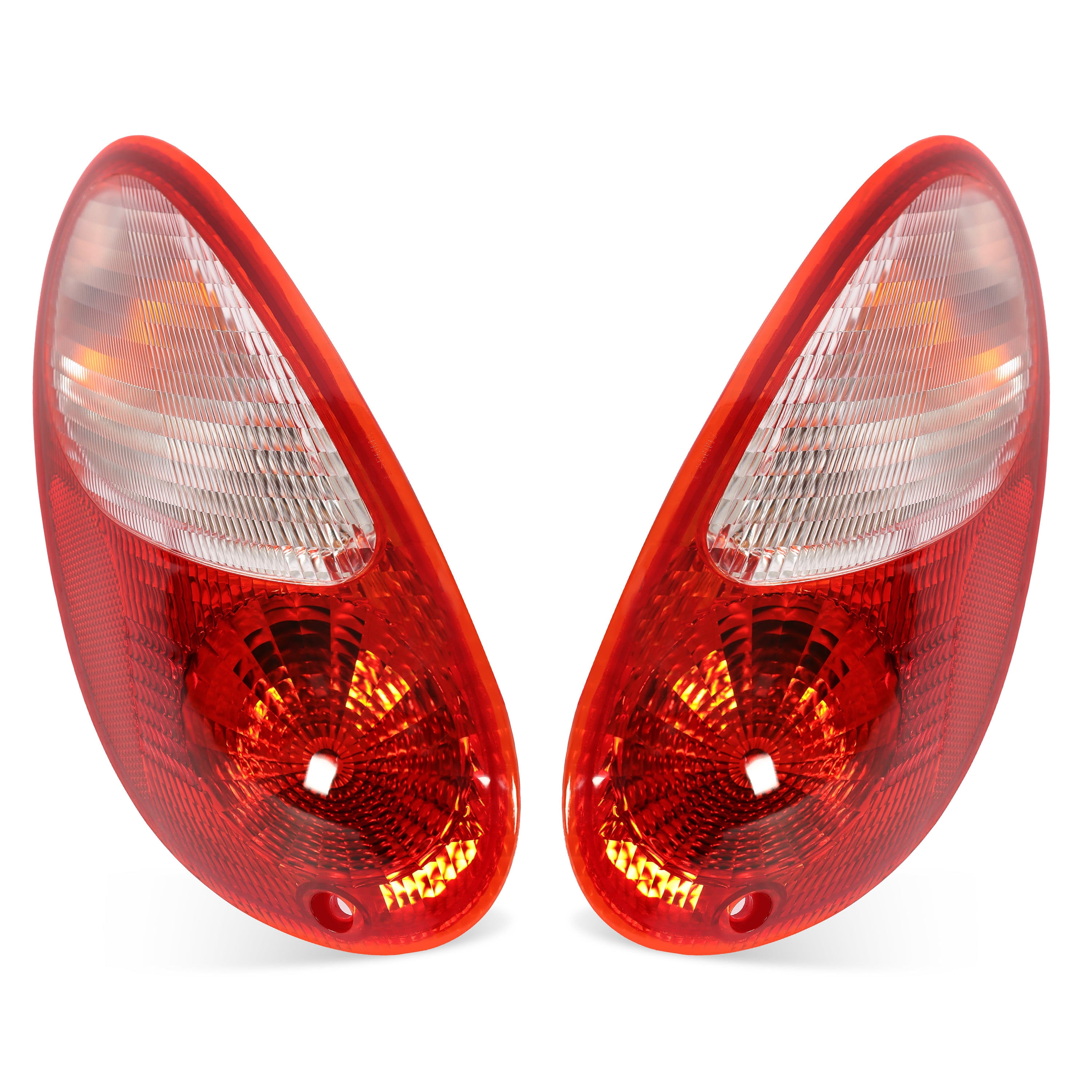 Kojem Tail Lights Lamps for 2006 07 08 09 2010 Chrysler PT Cruiser Replaces 5116222AB 5116223AB Pair w/ Bulbs Halogen