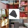 thumbnail image 3 of IFANLANDOR 4pcs Aluminum Alloy Joining Plate Joint Board Black for Assembly Applications, 3 of 8