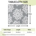 thumbnail image 2 of Stylish Bohemian Flowers Design Stretch Tablecloth with Secure Fit for Square Card Tables and Outdoor Settings, 2 of 6