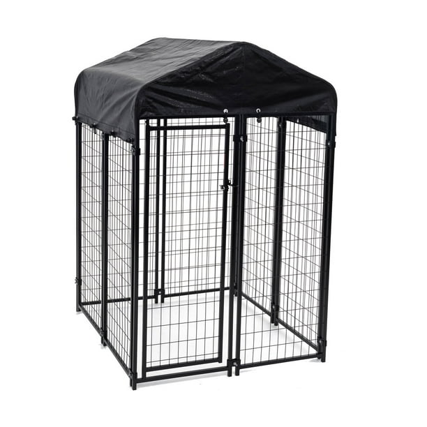 Lucky Dog Uptown Welded Wire Outdoor, Outdoor Dog Kennel With Roof Tractor Supply