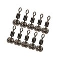 thumbnail image 1 of serony 10 Pcs Connecteurs de Pêche à Billes Anneaux de Carpe Anneau Robuste L, 1 of 9