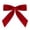 Z2#Red, variant on Burgundy Velvet Ribbon Bows, Christmas Tree Decorations, 3.5" x 3.5" Burgundy Bows for Christmas Tree, Holiday Decorations for Garland Wreath Bow, Craft Wedding Tie Gift Wrapping Bows,Burgundy