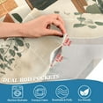 thumbnail image 5 of Yayeee Kitchen Curtains Tier Set of 2 Light Filtering 57"x36" Over Sink Window Panels, Shelf Plants, 5 of 7