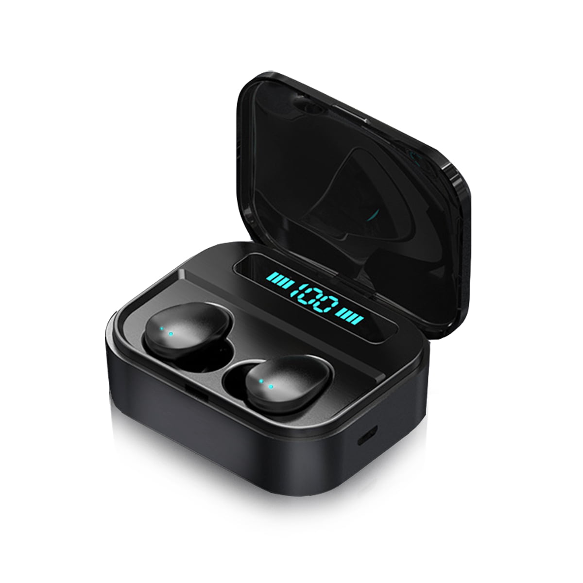 TWS Fingerprint touch Wireless Headset Mini Earbuds Stereo bluetooth 5. ...