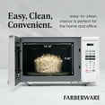 thumbnail image 5 of Farberware 900-Watt 0.9 Cu. ft. Countertop Microwave Oven, Child Lock, White, 5 of 7