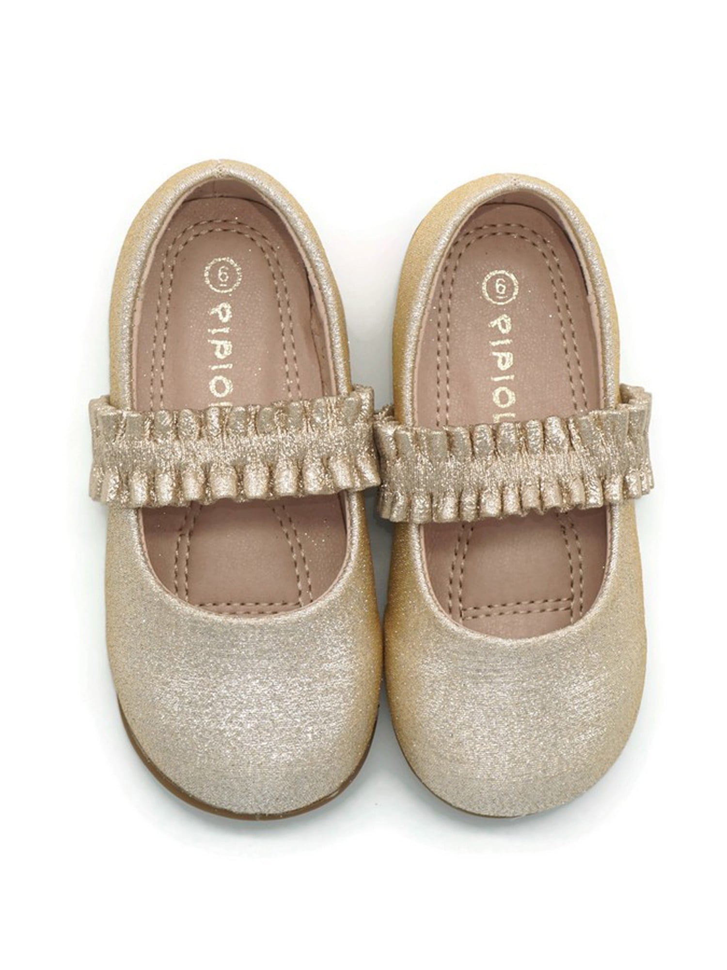 girls gold mary janes