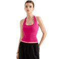 thumbnail image 3 of Camiseta sin mangas SUUKSESS para mujer, doble forro, sin espalda, Y2K XS, 3 of 6