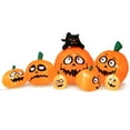 thumbnail image 2 of Costway 9.5 FT Long Inflatable Pumpkin Combo w/ Black Cat, Built-in LED Lights, 2 of 10
