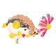 thumbnail image 3 of Broche de margaritas y erizo, broche bonito de margaritas esmaltadas a la moda, broche de animales para citas, negro y morado, 3 of 8