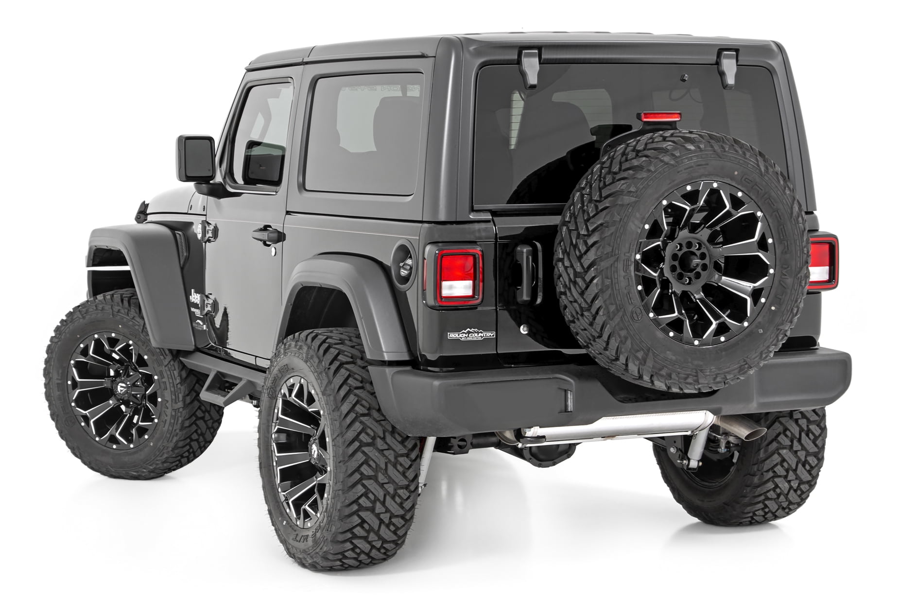 Rough Country 2.5" Lift Kit (fits) 2018-2020 Jeep Wrangler JL | 2DR | N3 Shocks | Coil Spring System | 91330