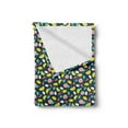 thumbnail image 2 of Fruits Soft Flannel Fleece Throw Blanket, Hand Drawn Vegan Options Sliced Lemons Strawberries and Oranges Doodle Style Food, Cozy Plush for Indoor and Outdoor Use, 70" x 90", Multicolor, by Ambesonne, 2 of 5
