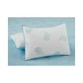 thumbnail image 2 of Martha Stewart Collection Cotton Pleasant Fields Reversible Quilted Standard Sham, 20"x26", Dusty Bubbles, 2 of 2