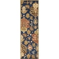 thumbnail image 2 of Kas Navy Tapestry Hand-Tufted 100% New Zealand Wool 2'3" x 7'6" Runner - Area Rug, 2 of 2