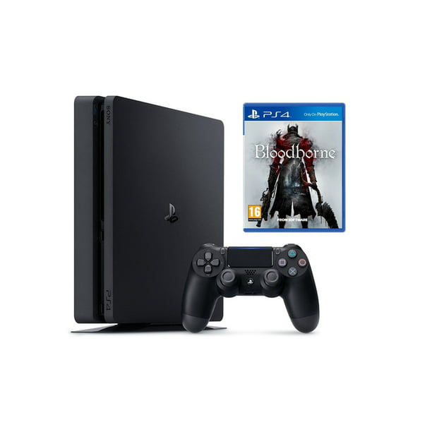 Sony PlayStation 4 Slim, 1TB Gaming Console with Bloodborne 