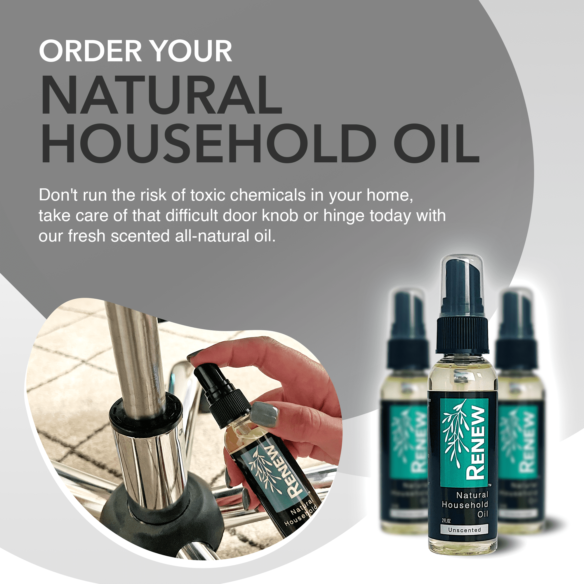 HMPURE Renew Natural Household Oil Lavender Scent, 2 oz
