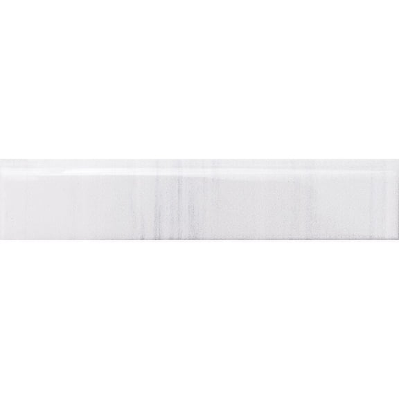 The Tile Life Soho 2" x 10" Blanco Ceramic Bullnose Tile