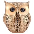 thumbnail image 1 of Statue de hibou, figurine décorative innovante en résine, sculpture animale, artisanat d'art, décoration de la maison, 1 of 4