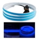 thumbnail image 4 of Tira de luz para capó de coche, luz diurna exterior de 12 V para vehículos SUV Luz azul de 150 cm, 4 of 9
