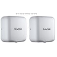 thumbnail image 1 of Alpine Industries Hemlock White Stainless Steel Commercial Automatic High Speed Electric Hand Dryer 2 Pack, 1 of 10