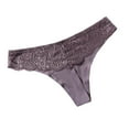 thumbnail image 1 of Youkk Low Rise Thong Seamless Knickers Dating Prop Fine Workmanship Breathable Hollow-out Sleep Clothing Coffee L, 1 of 6