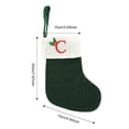 thumbnail image 4 of Hvmvliv Christmas Stocking Decorations 26 Alphabet Knitted Christmas Stockings for Kids Gifts Bag C, 4 of 6