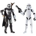 thumbnail image 2 of Star Wars Galaxy of Adventures The Mandalorian Figura de 5 pulgadas-escala 2 Pack con accesorios divertidos Blaster, juguetes para niños de 4 años en adelante Star Wars NA, 2 of 2