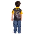 thumbnail image 6 of Monster Jam Digatron Toddler Boys Button Shirt with Short Sleeves, Sizes 12M-5T, 6 of 8