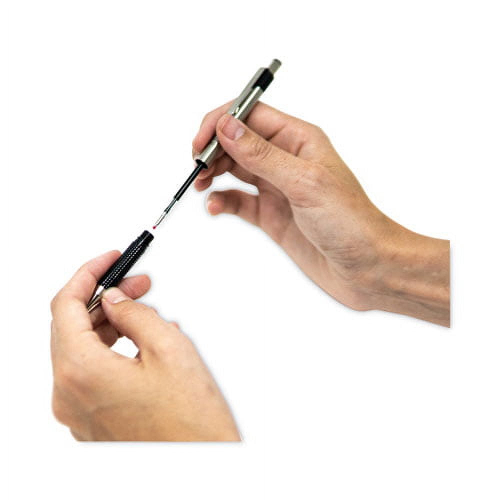 "F-301 Ballpoint Pen, Retractable, Fine 0.7 Mm, Blue Ink, Stainless Steel/blue Barrel, 2/pack | Bundle of 2 Packs"