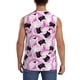 thumbnail image 4 of Fotbe Pink Girl Halloween Men's Camiseta sin Mangas Estampada para Hombres, Playera Casual para Gimnasio, Entrenamiento, Playa-3X-Large, 4 of 7