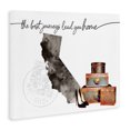 thumbnail image 2 of Stupell Industries Art Deco California State The Best Journeys Lead You Home Fashion Shoes and Luggage Illustration Canvas Art, 48 x 36, by Amanda Greenwood, 2 of 7