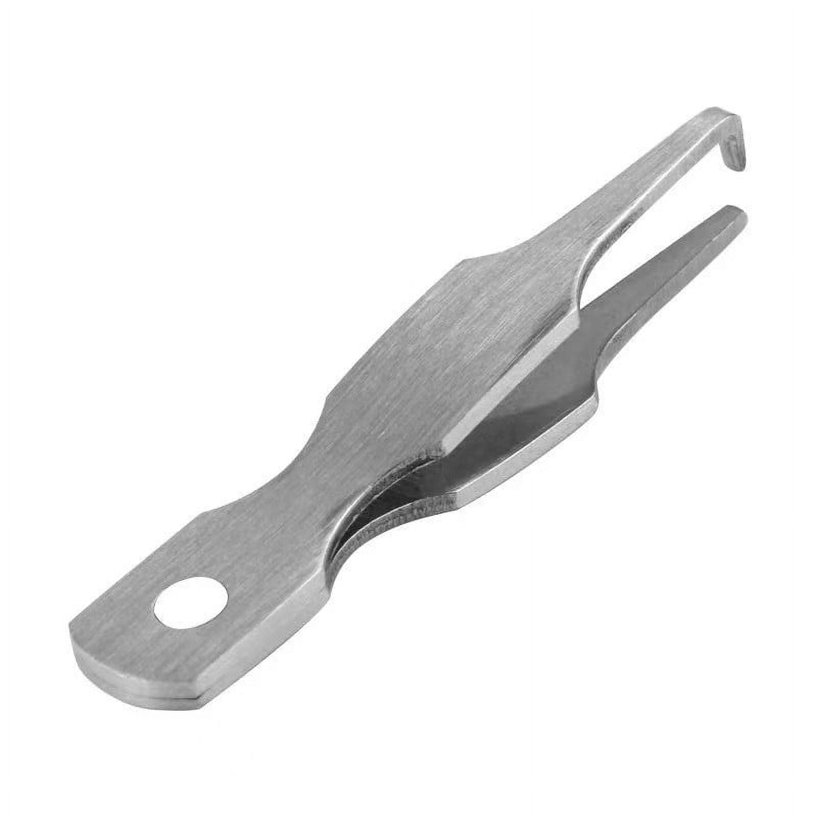 Pince Multifonction Pour Pêche - Coupe-ligne, Ouvre-anneaux Fendus, Pince à épiler - En Acier Inoxydable, 6 Cm - 4