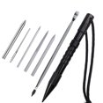 thumbnail image 1 of Soidarity Marlin Set Agujas de cordones Acero inoxidable Profesional Pequeña artesanía Costura Reutilizable Extraíble Tejer Pin Trabajo de cuero carpas 7 piezas negro Soidarity OD023335-05B, 1 of 6
