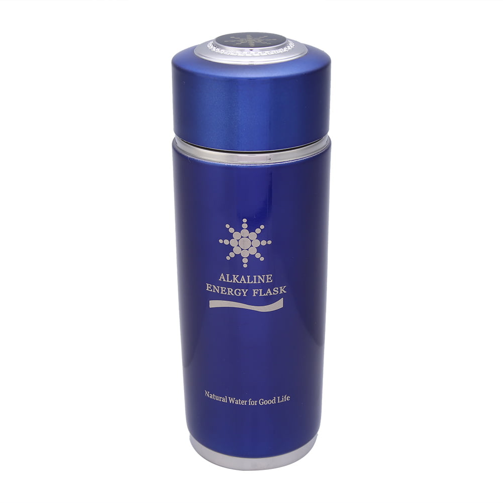 Portable Alkaline water filter Nano Energy Ionizer Flask Health Cup/Bottle Double filtro Blue