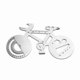 thumbnail image 1 of Herramienta Multifunción 16 En 1 con Forma de Bicicleta | Llave Compacta de Acero Inoxidable para Bicicleta, Destornilladores, Abridor de Botellas, Regla y Llaves Hexagonales | Regalo Portátil para R, 1 of 1