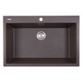 thumbnail image 1 of Nantucket Sinks PR3322-DM-BR Dual-mount Granite Composite Sink in Brown, 1 of 7