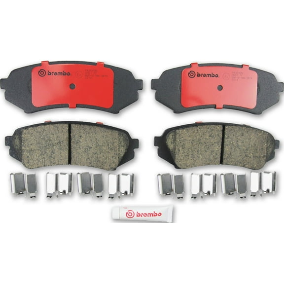 Brembo OE P83049N Rear Premium NAO Ceramic Brake Pads for Toyota Land Cruiser and Lexus LX470