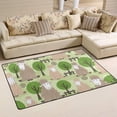 thumbnail image 2 of Coolnut Lightweight Soft Area Rugs 60 x 39 inch (5'x 3'3"), Cute Sheep and Summer Garden Floor Mat for Kids Playing Room Hardwood Floor Living Room Nursery Rugs, 2 of 6