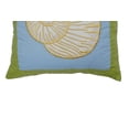 thumbnail image 3 of Shell Treasure Needlepoint Mini Accent Pillow 14" x 14", 3 of 4