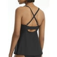 thumbnail image 2 of Eco Onyx Tie Front Underwire Tankini Top Swimsuit, 2 of 2