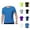 Blue-B, variant on Mens Workout Shirts Summer Lightweight Breathable Quick Drying Loose Cooling T-Shirt Athletic Running Shirts for Men