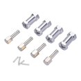 thumbnail image 2 of 4 Uds 12mm cubo hexagonal de rueda 25mm adaptador de extensión acoplador r más largo para 1/10 RC camión accesorio Plata Baoblaze Acoplador de extensión hexagonal de rueda, 2 of 5