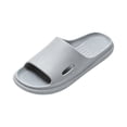 thumbnail image 2 of NexTorq Women & Men Shower Slippers Open Toe House Slides Bathroom Sandals, White, 9, 2 of 4