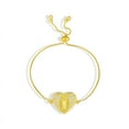 thumbnail image 6 of Fashion Golden Color Box Chain Virgin Mary Charm 14K Yellow Gold Bracelets For Women Shiny CZ Zircon Jewelry, 6 of 8