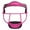 Heather Hot Pink, variant on CHAMPRO The Grill Defensive Fielder's Protective Steel Frame Softball Face Mask