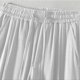 thumbnail image 5 of Pantalones largos para hombre, informales, holgados, ventilados, con bolsillos y cordón, rectos, de poliéster., 5 of 5
