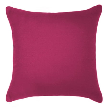 Mainstays Bennett 16" Pillow, Magenta Fire