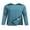 Dark Blue, variant on Men's Post Shoulder Surgery Recovery Shirts Full Tear Away Long Sleeve Snap Chemo Port Access Shirt