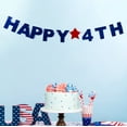 thumbnail image 6 of BNNG 4th of July Party Supplies Banner, American Stars and Stripes Flag Bunting Garland USA Triangle Banner for Independence Day Party Decoration, Happy 4th Patriotic Themed hanging Banner, 6 of 9