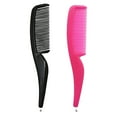 thumbnail image 4 of Qarigey Peines de plástico Accesorio profesional Herramientas de barbería Recortadora de barbero Cuidado del cabello rosa, 4 of 6