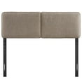 thumbnail image 3 of Modway Lindee Boucle Fabric Full Headboard in Oatmeal, 3 of 8